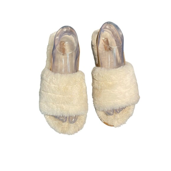 Koolaburra by UGG Natural Fuzz'N II Womens Size 9 Ivory Slippers 1116914 - Picture 3 of 11